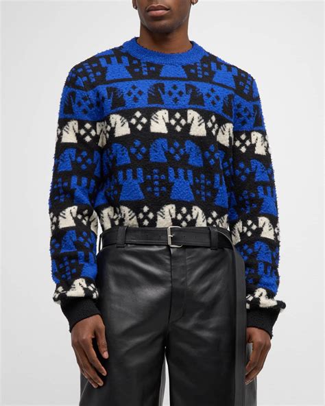 burberry fair isle wool cashmere sweater|Burberry Men's Chess Fair Isle Sweater .